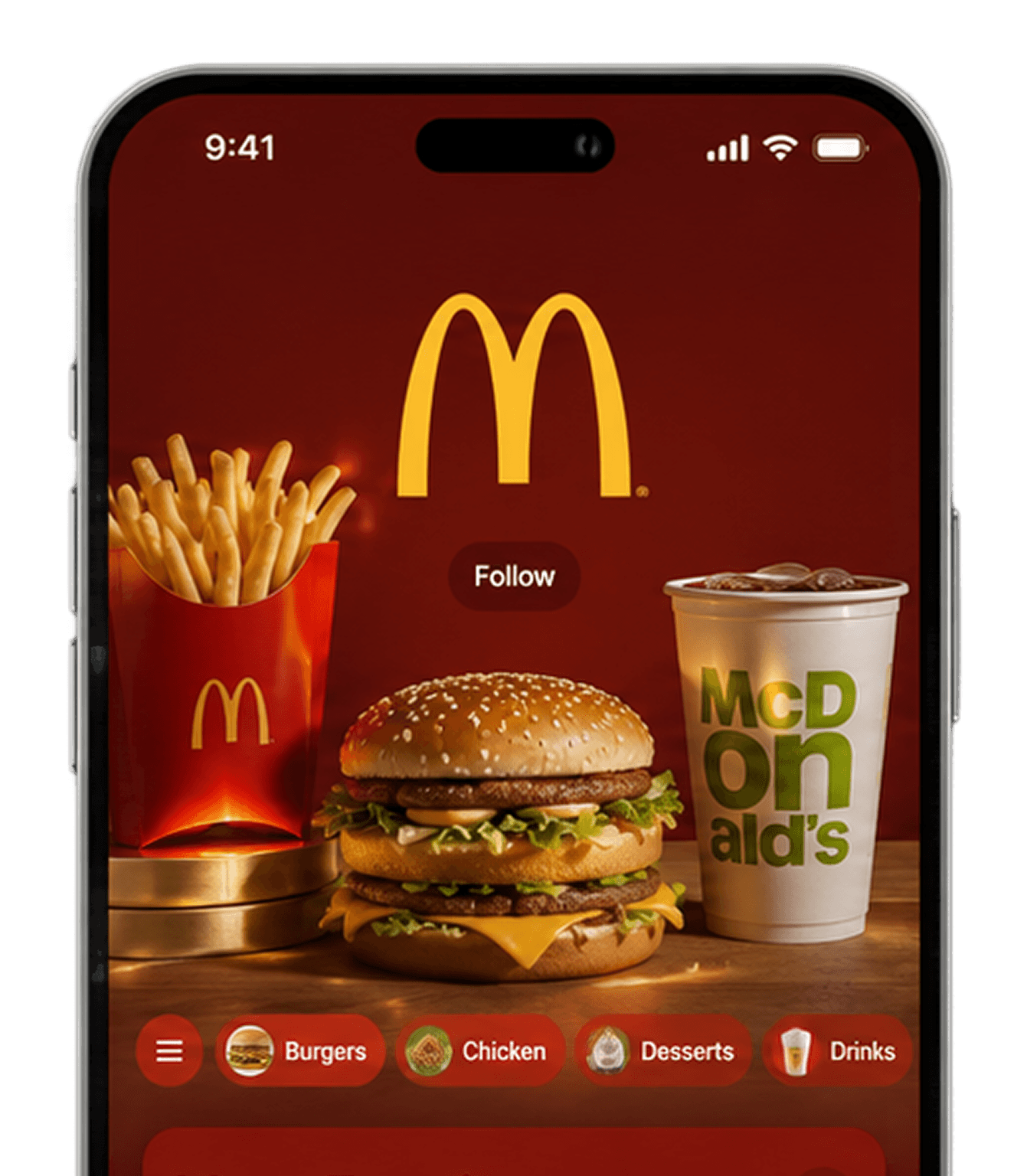 Toko McDonald's di Karta
