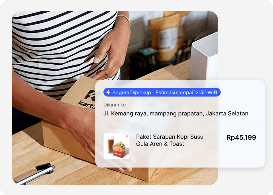 Otomatisasi pengiriman pesanan